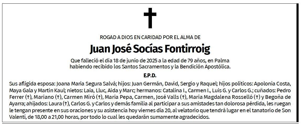 Juan José Socías Fontirroig