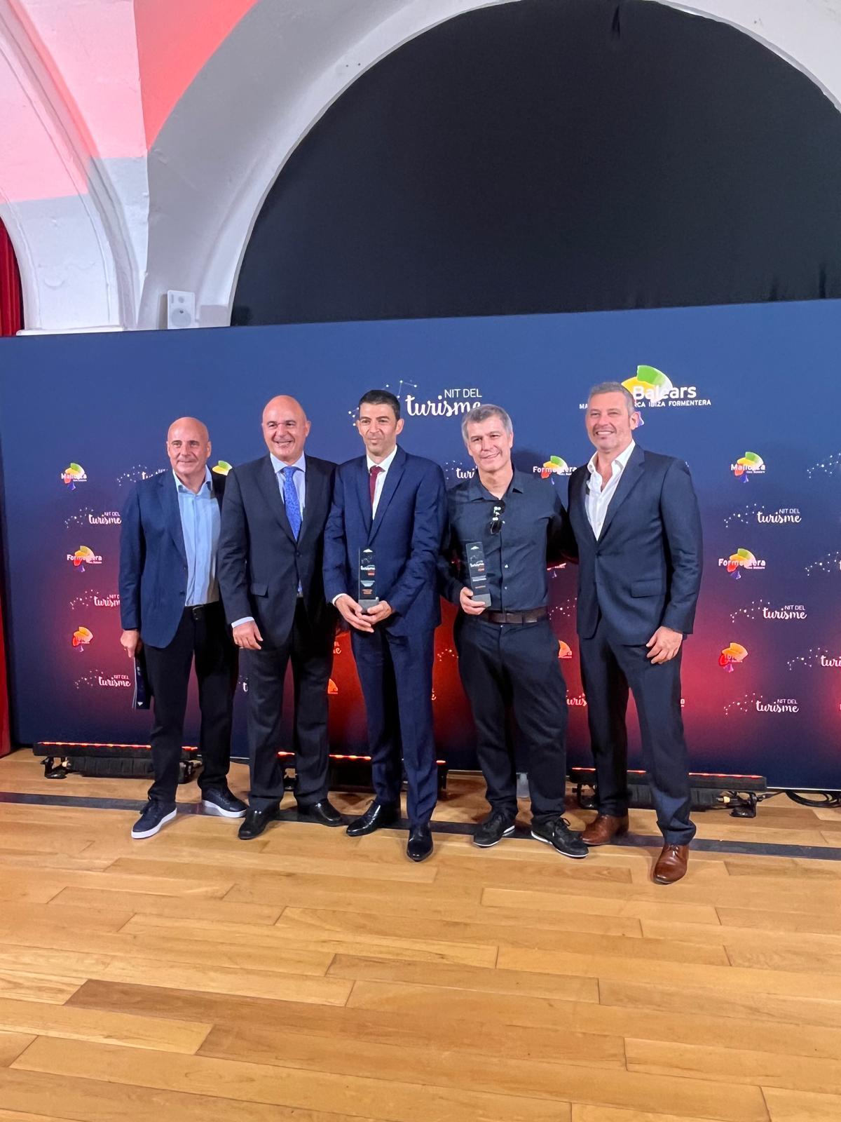 La delegación ibicenca tras la ceremonia