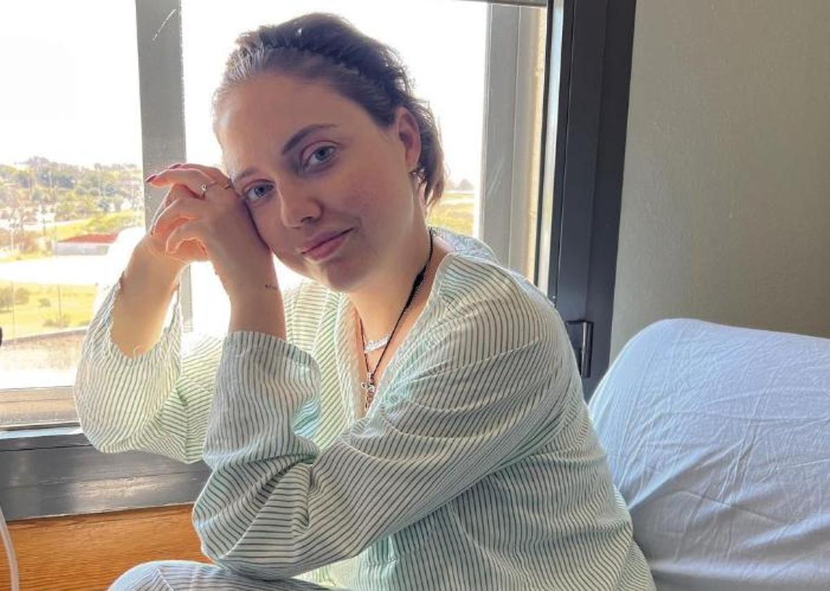 Patricia Rite en una de sus últimas publicaciones en redes sociales en el hospital.