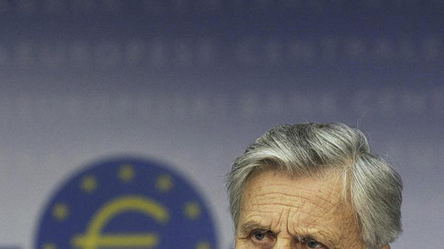 BCE. Trichet anunció el jueves la última subida de tipos.