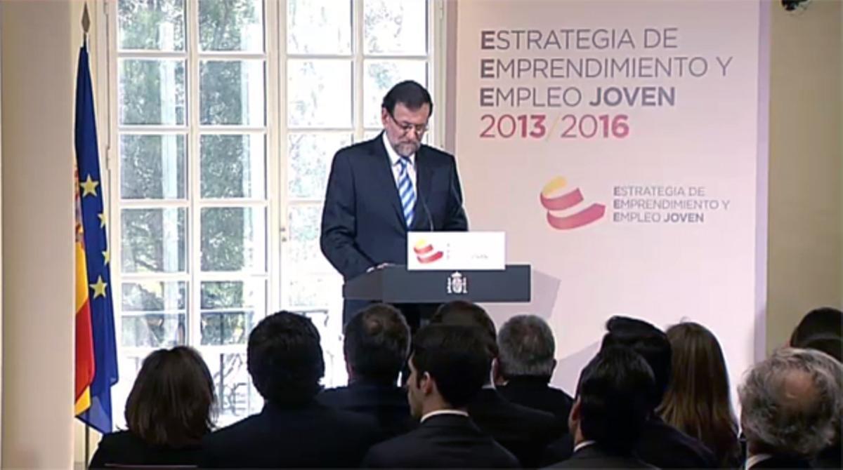 Rajoy presenta el Pla d’Ocupació Juvenil.