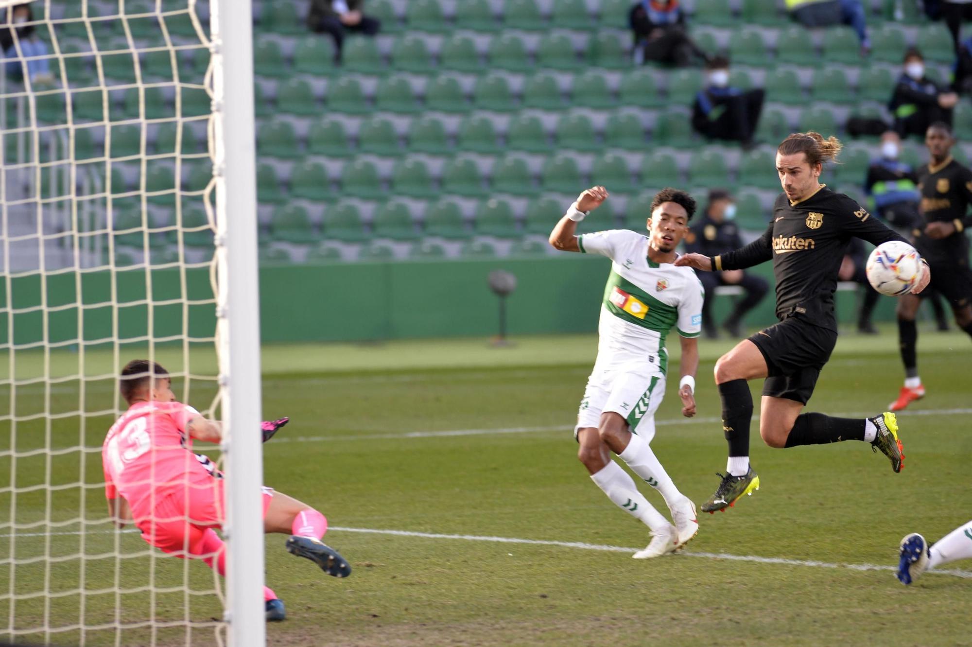 Las imágenes del Elche CF - CF Barcelona