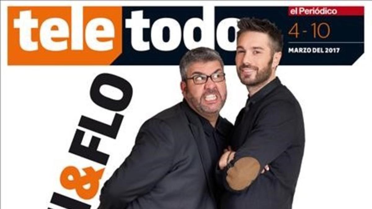 Florentino Fernández y Dani Martínez, en la portada del 'Teletodo'