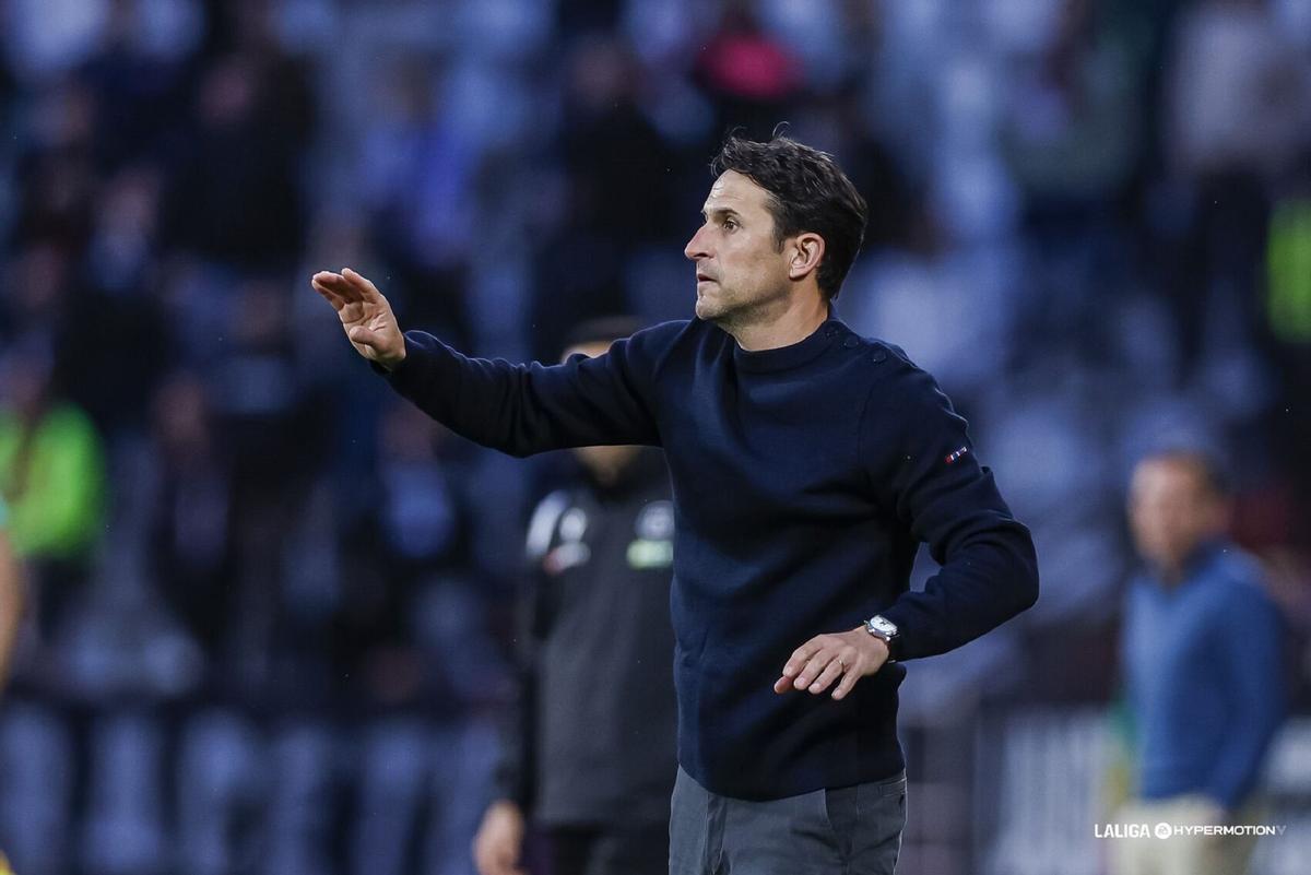 Beñat San José, entrenador del Eibar, próximo rival del Málaga CF.
