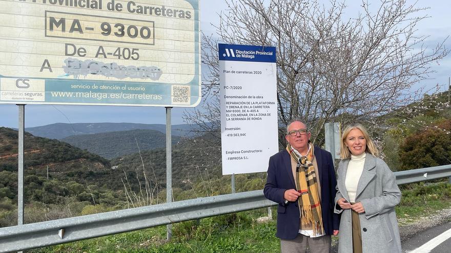 La Diputación mejorará la carretera de acceso a El Colmenar