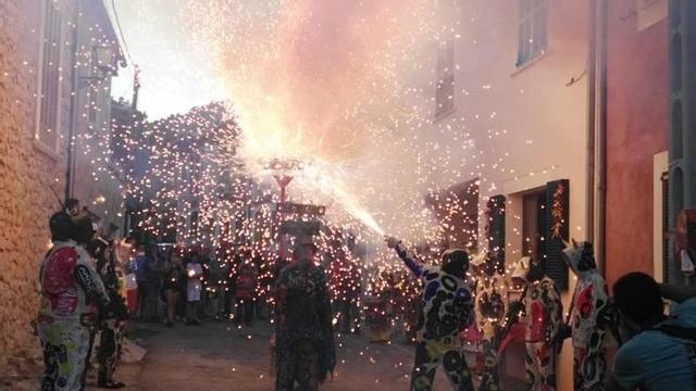 Una imagen de la actuación del pasado viernes en Los Damunts.