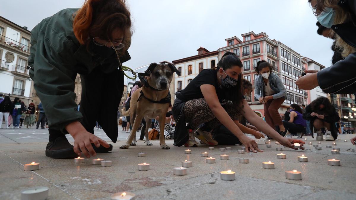 Concentración en Avilés