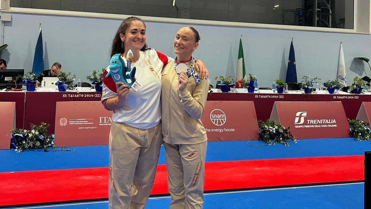 GIMNASIA |Leire Escauriaza brilla en los Juegos Mediterráneos y conquista la medalla de plata con España