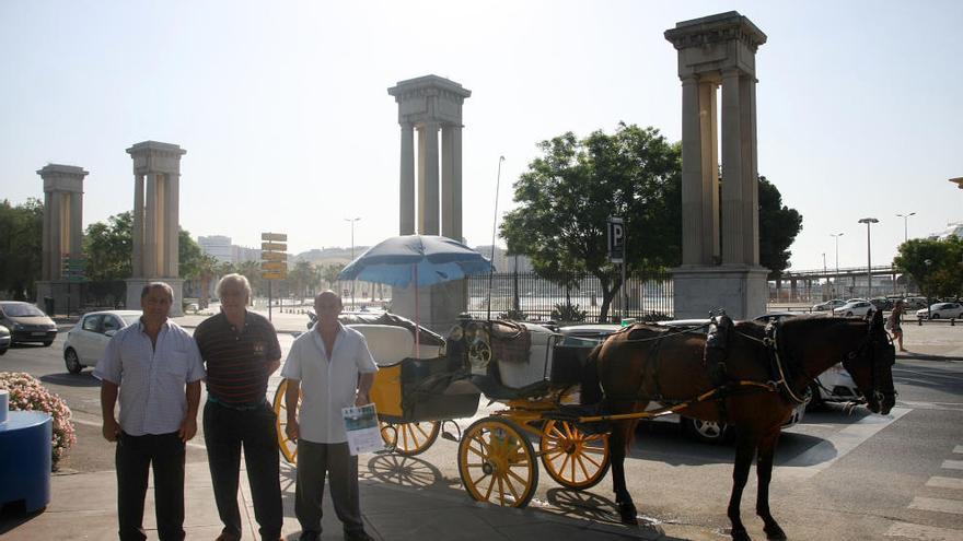 Coche de caballos de la capital malagueña.