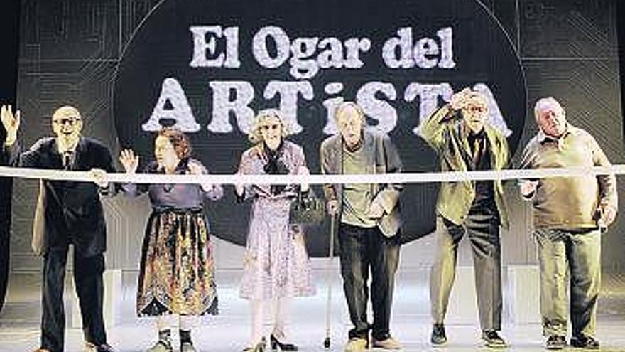 «Els Joglars», en «Omena-G 2036», su hipotético 75.º aniversario.