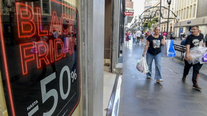 Compras navideñas y del Black Friday en Las Palmas de Gran Canaria