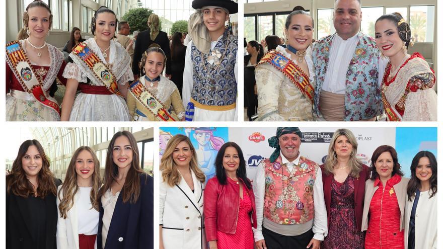 La alfombra roja en el 50 aniversario de la Agrupación de Fallas del Marítim