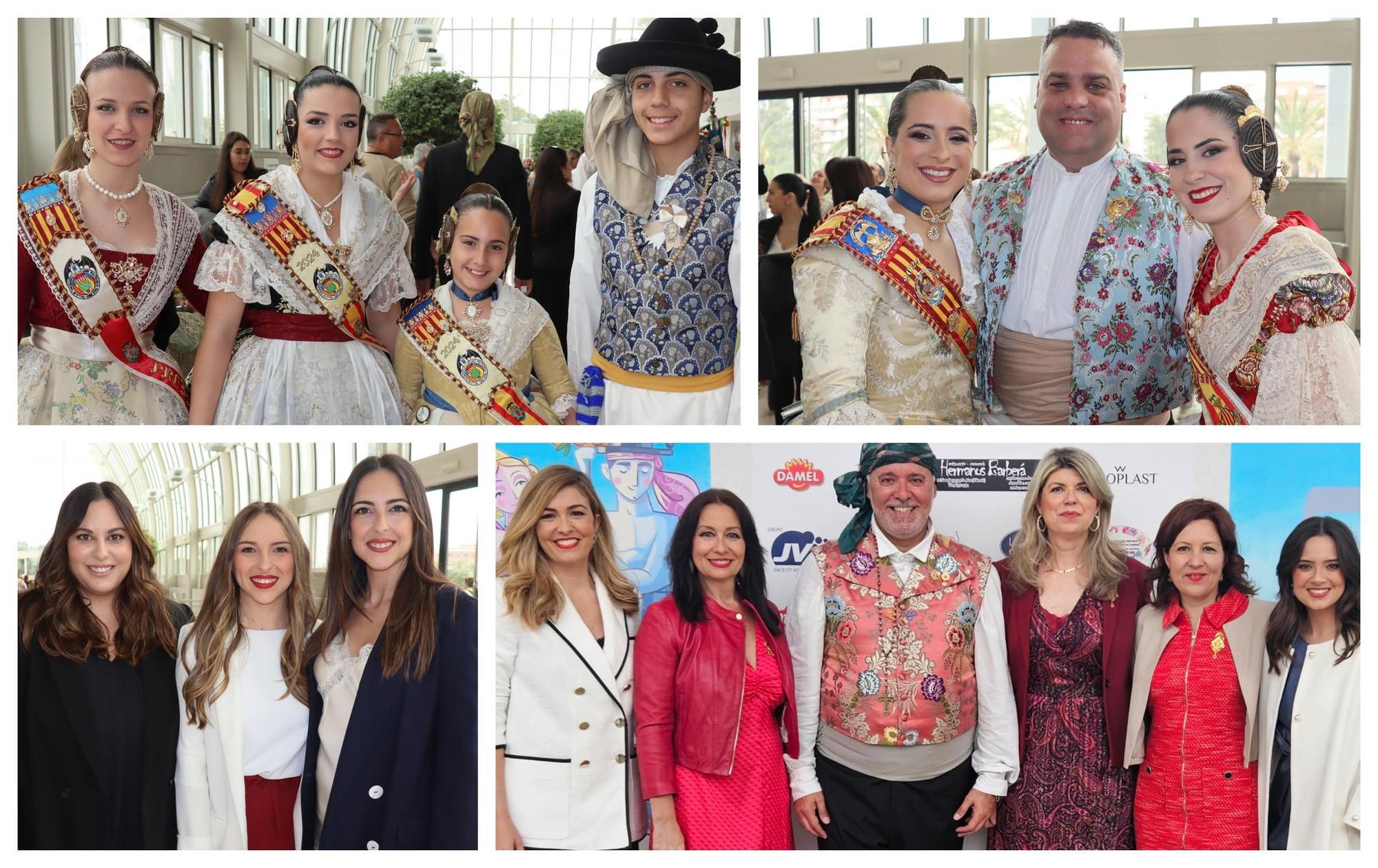 La alfombra roja en el 50 aniversario de la Agrupación de Fallas del Marítim