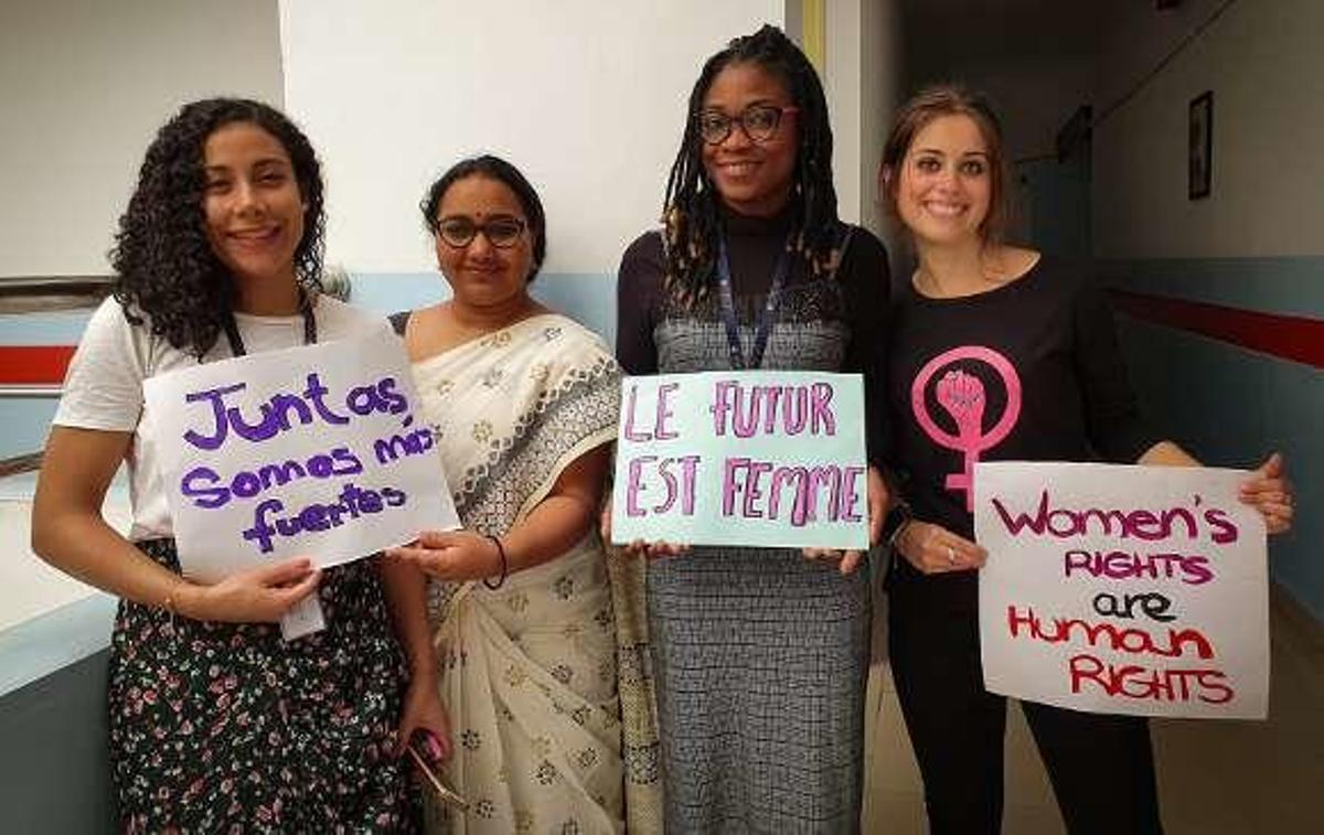 La misma lucha, de aquí a India