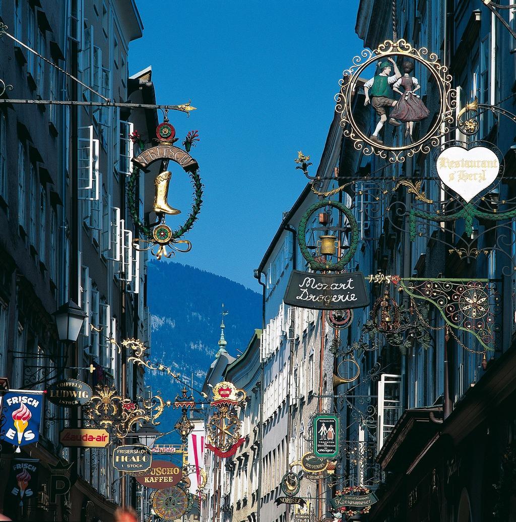 Calle Getreidegasse Salzburgo