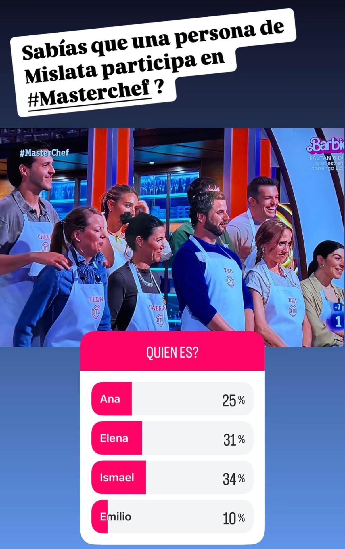 Bielsa lanza una encuesta para descubrir quién es el mislatero que participa en Masterchef.