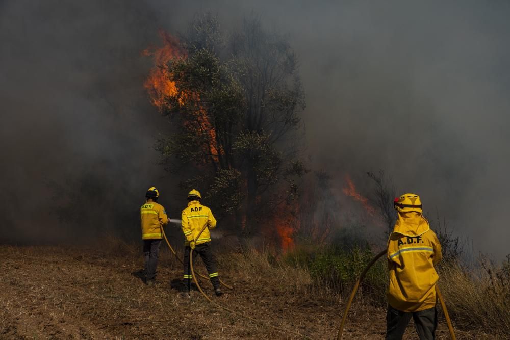 Incendi a Caldes de Malavella.