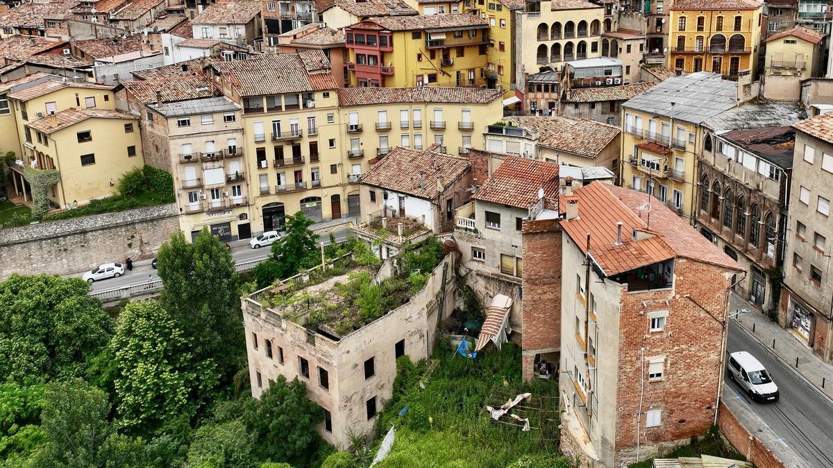 Espai de la Rasa dels Molins nord a tocar de la Ronda Moreta de Berga