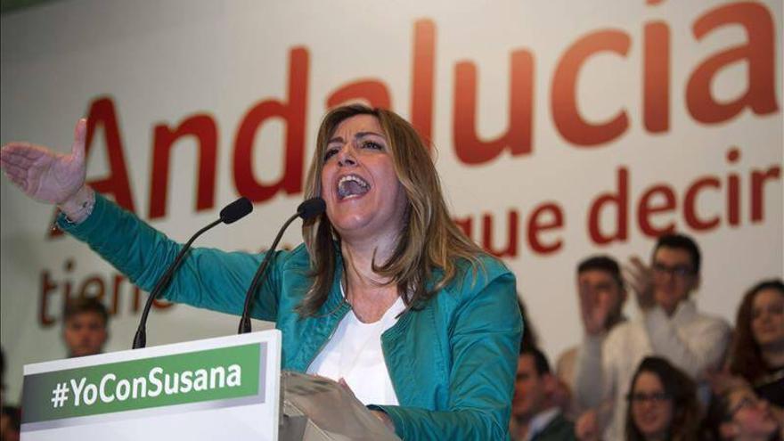 Díaz dice que Rajoy es un &quot;dominguero&quot; y que le da rabia que andaluces voten