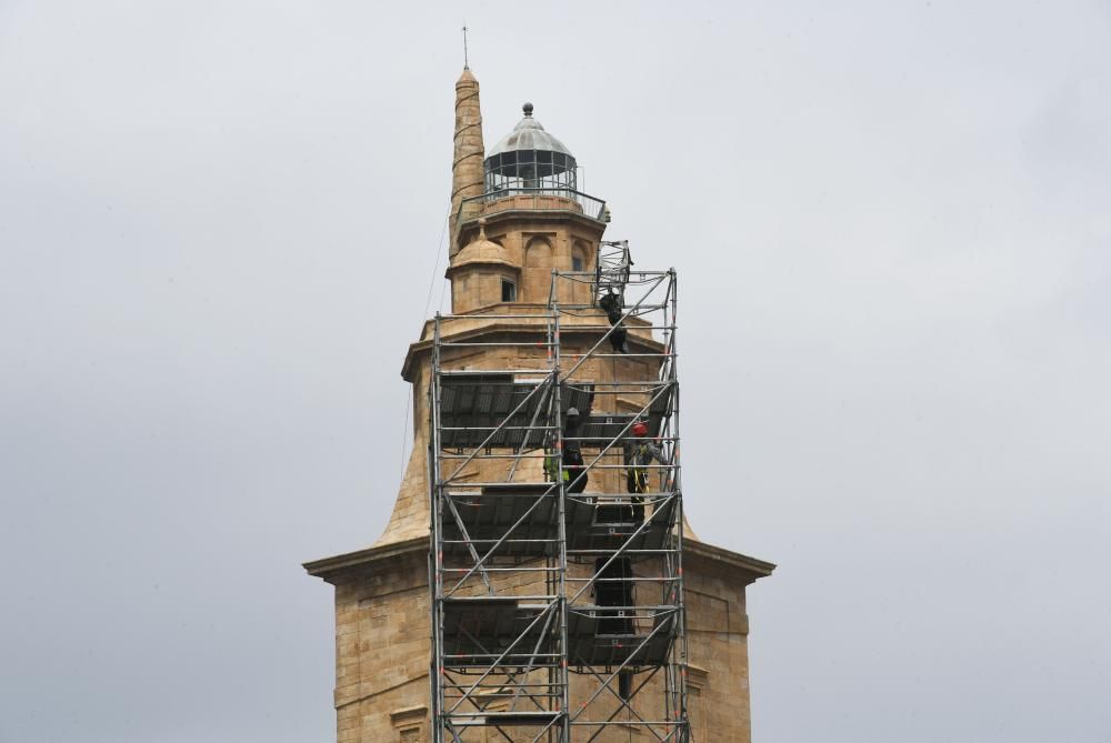 Se conmemoran los diez años de la declaración de la Torre de Hércules como Patrimonio Universal.