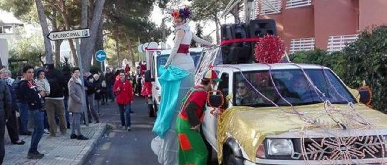 La cabalgata de Peguera, que se celebró el pasado día 6.