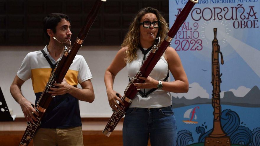 Una prueba del concurso nacional de oboe.   | // VÍCTOR ECHAVE