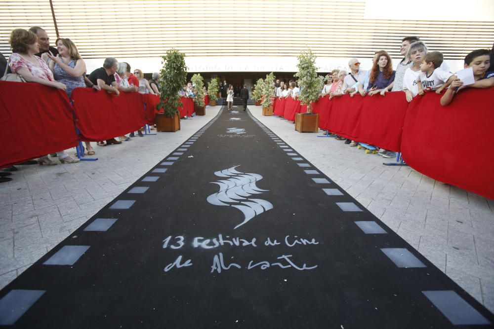 Gala inaugural y alfombra roja del Festival de Cine de Alicante