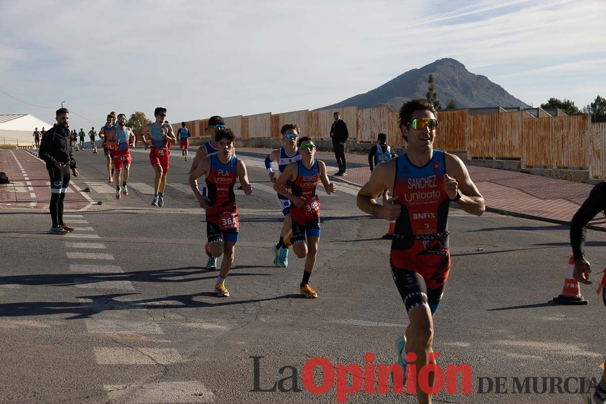 Campeonato Regional de Duatlón por relevos Súper Sprint en Calasparra (carrera a pie)