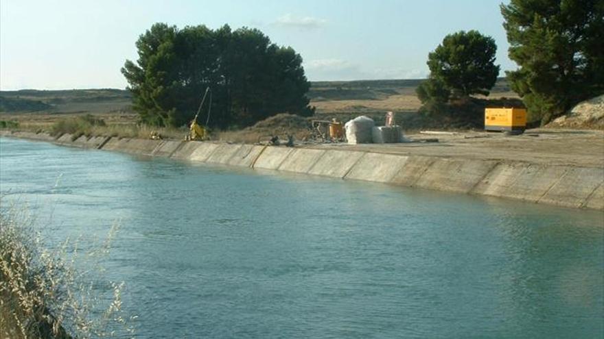 La CHE licita el mantenimiento del Canal de Bardenas por 1,5 millones