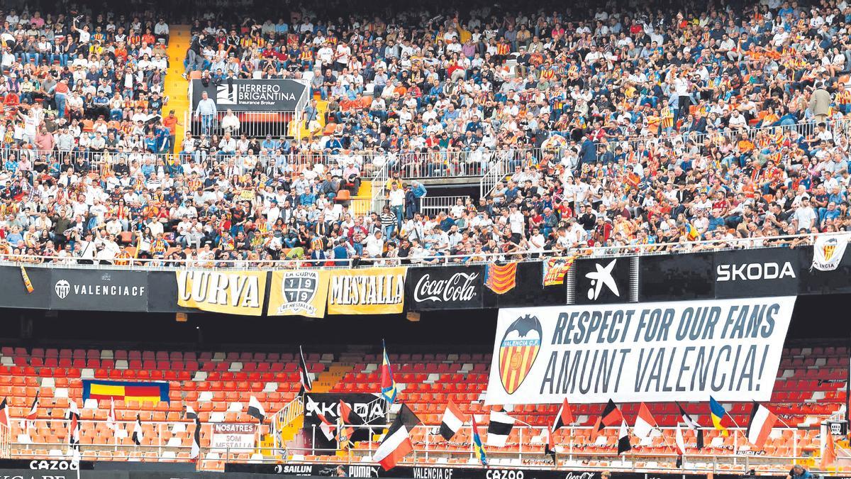 Mestalla alcanzó una media de 40.858 espectadores a pesar de la pésima temporada.
