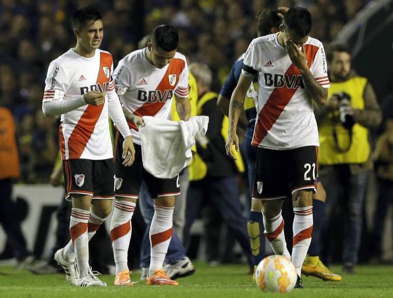 Fotogalería del incidente en el Boca Juniors-River Plate