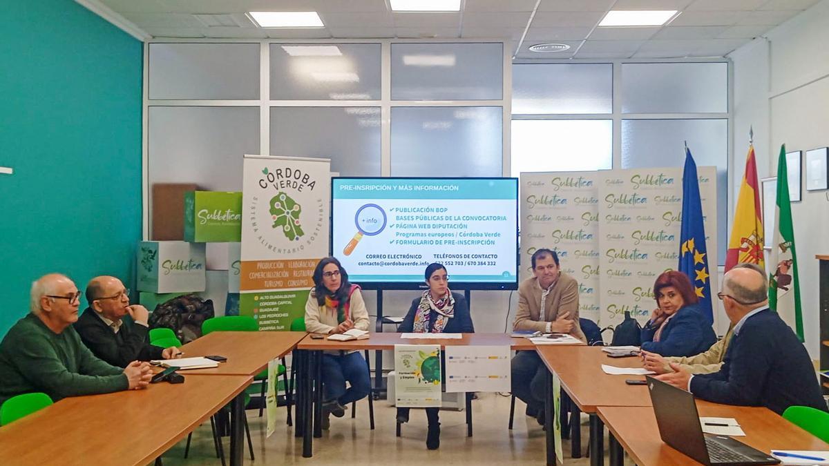 Un momento de la presentación del proyecto Córdoba Verde a alcaldes y técnicos de la provincia.