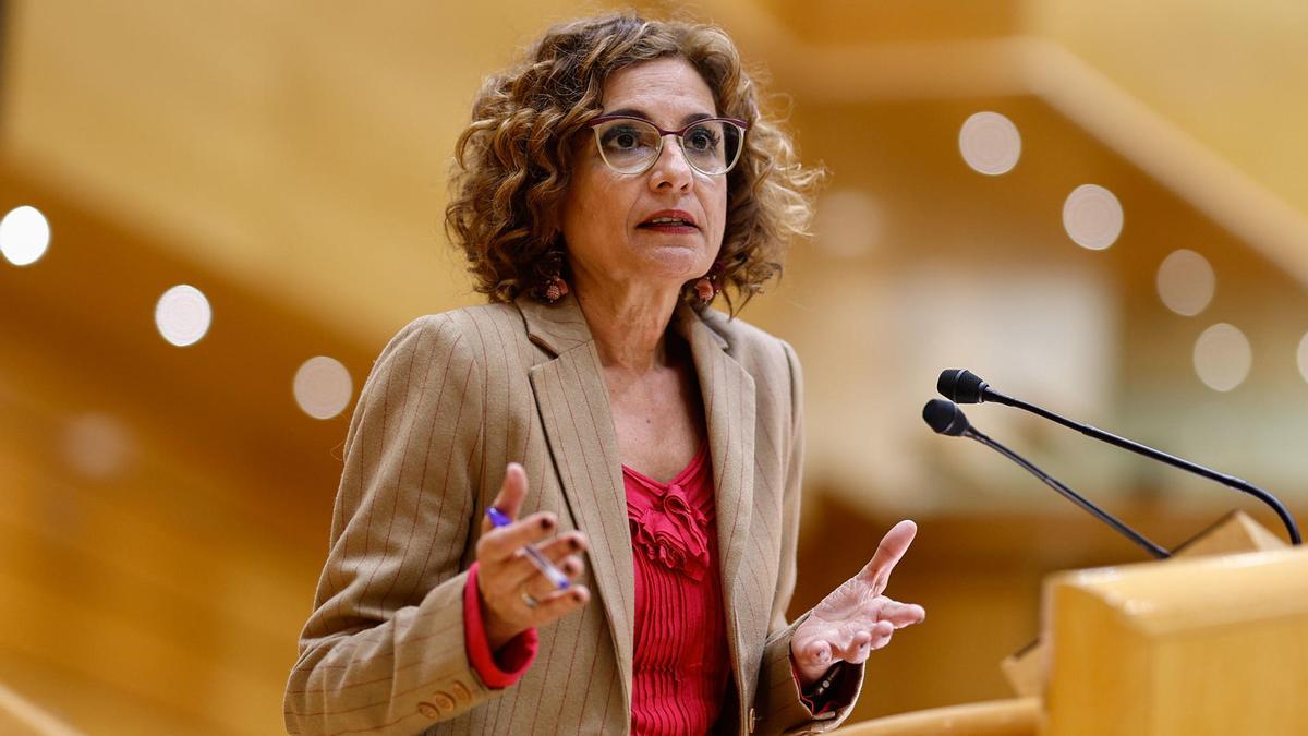 María Jesús Montero, vicepresidenta y ministra de Hacienda.