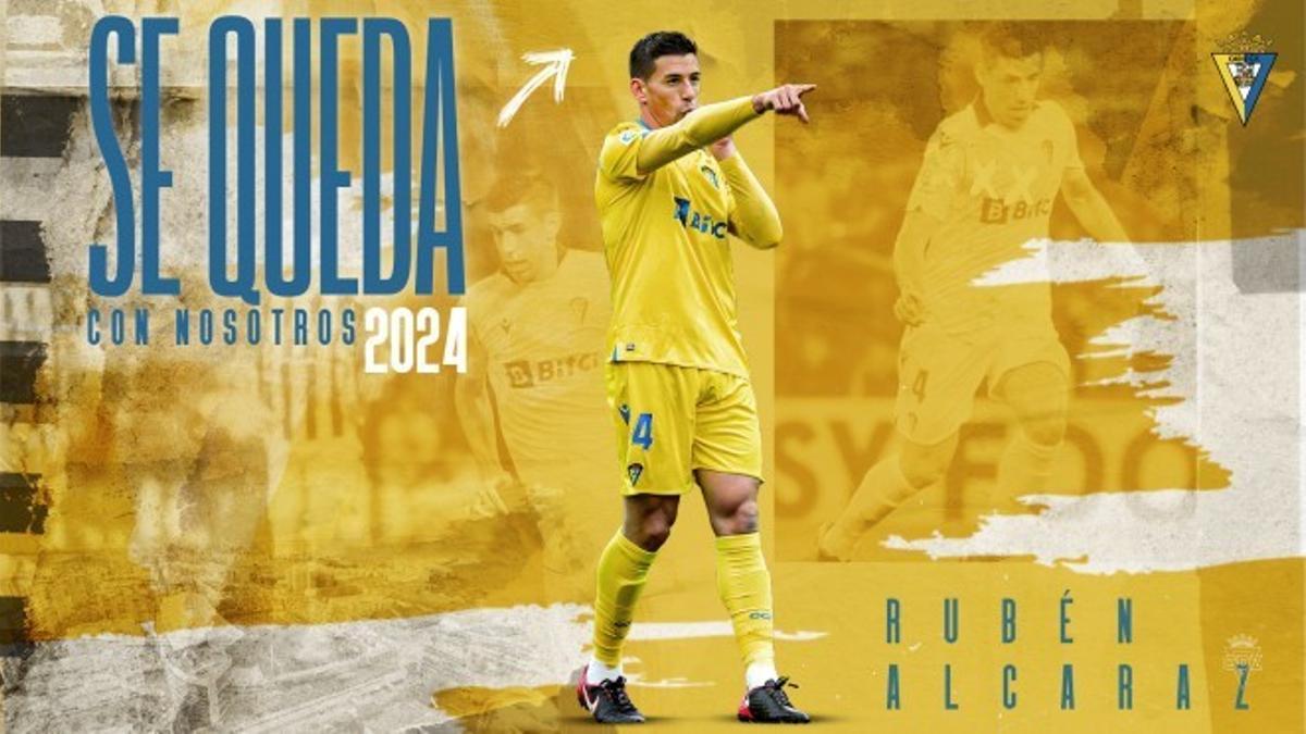 Alcaraz se queda en el Cádiz hasta 2024