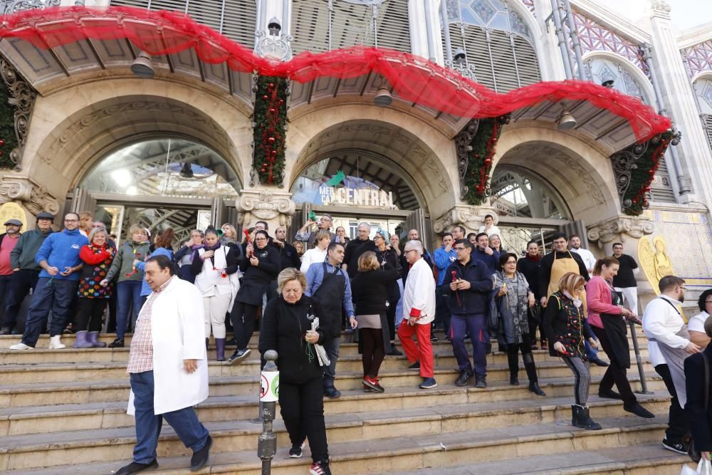 Protesta de los comerciantes del Mercado Central