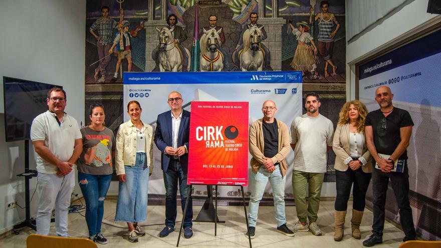 Cirkorama lleva a Málaga y a 16 municipios de la provincia un variado programa de espectáculos circenses