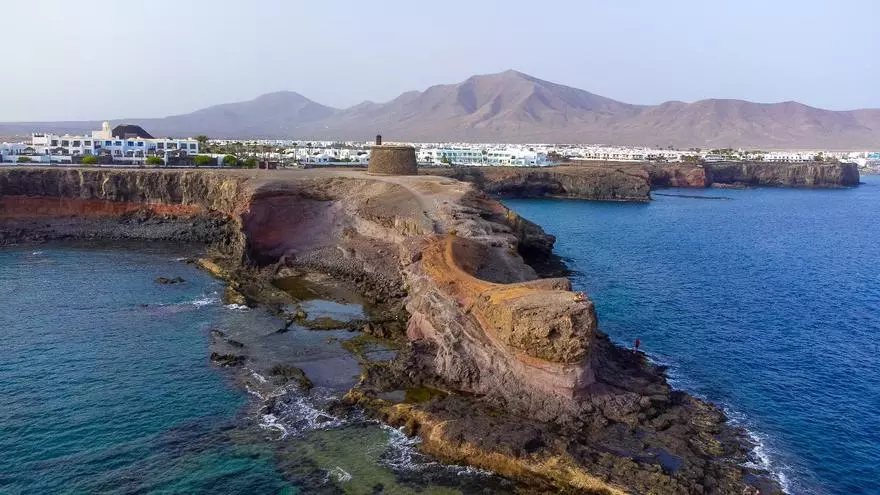 Castillo de Las Coloradas, en Playa Blanca (Yaiza)