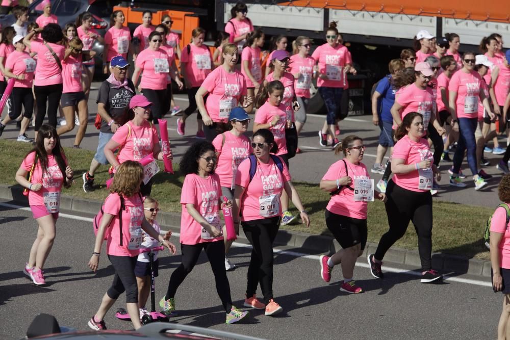 Carrera de la mujer en la zona este de Gijón.