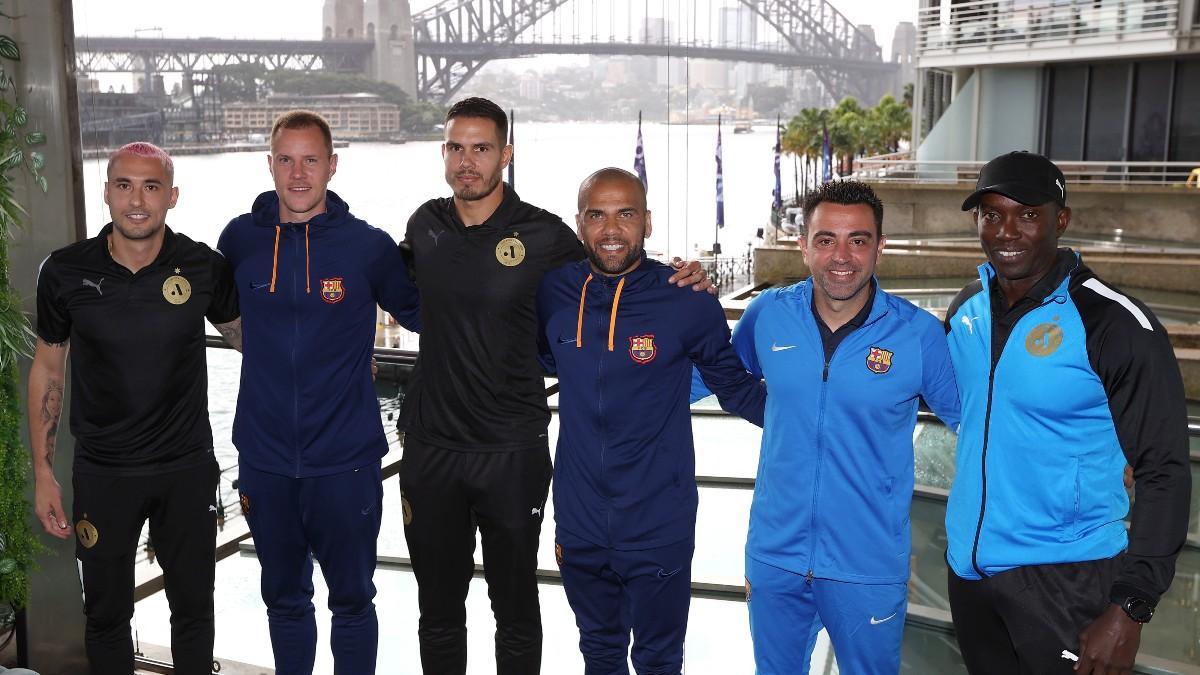 Barça y representantes de la A-League, en rueda de prensa