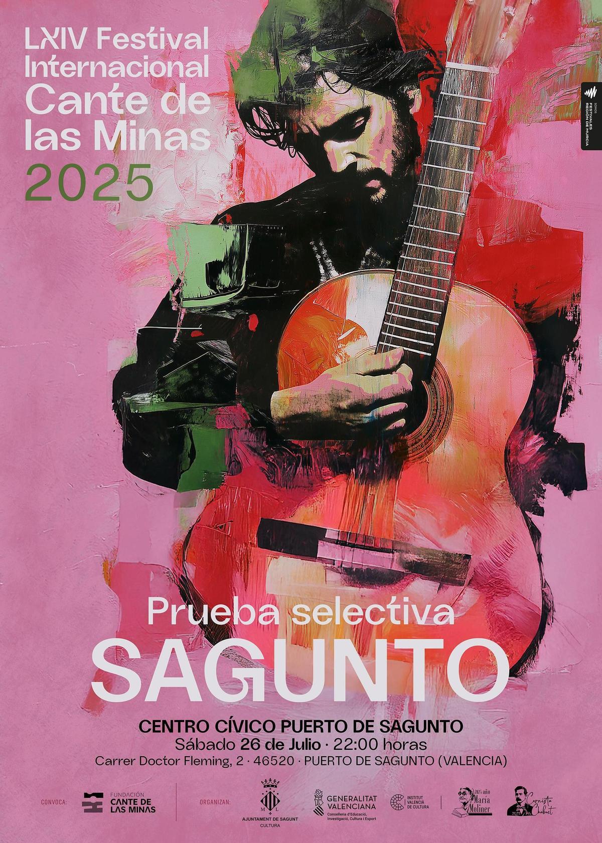 Cartel del festival "Cante de las Minas"