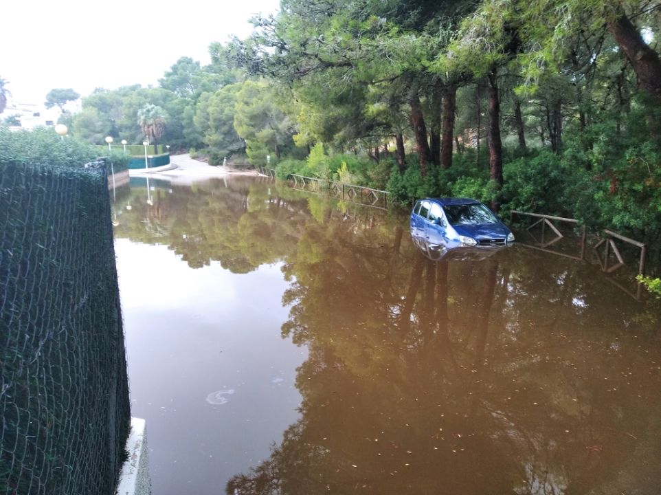 Las imágenes de la tormenta