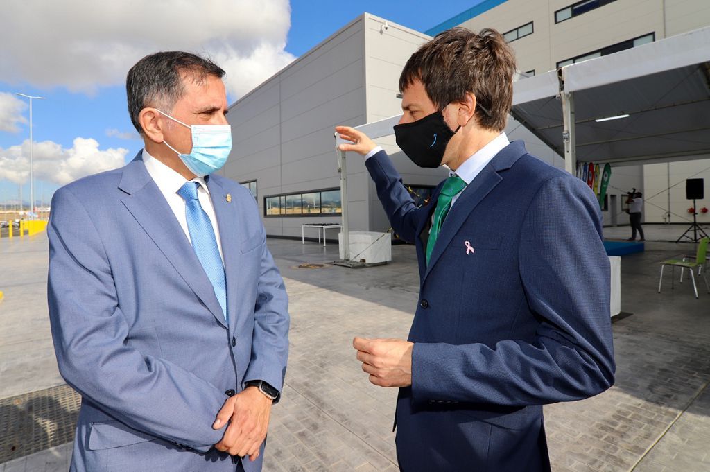 Inauguración del centro logístico de Amazon en Murcia