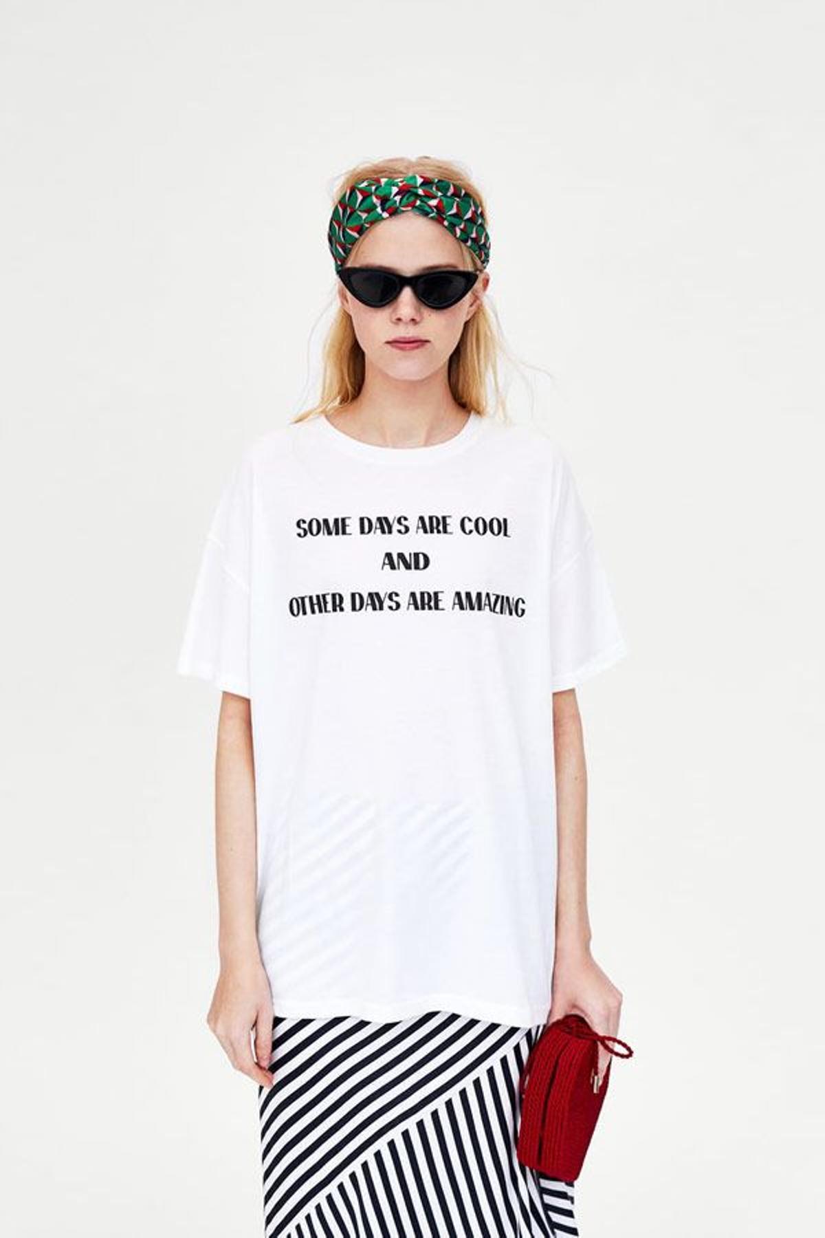 Camisetas con mensaje: de Zara