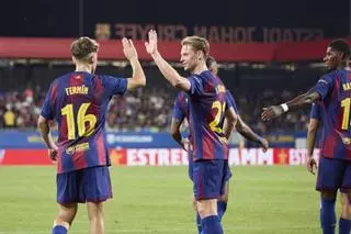 Fermín y De Jong repiten y viajarán a Sevilla