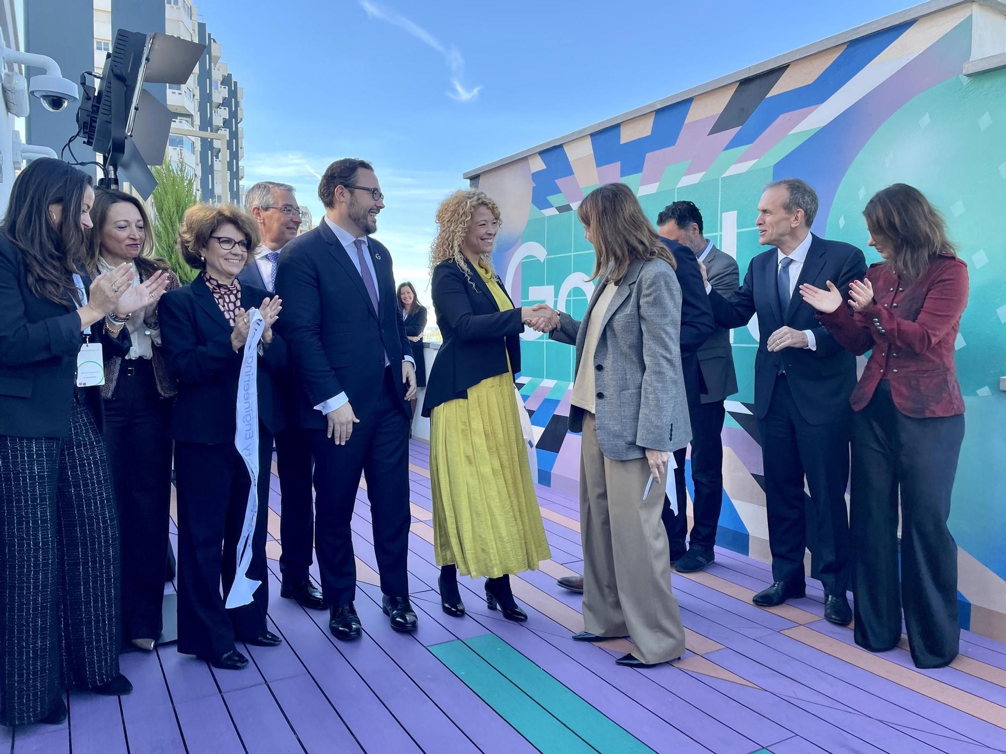 La inauguración del Centro de Ciberseguridad de Google en Málaga, en imágenes.