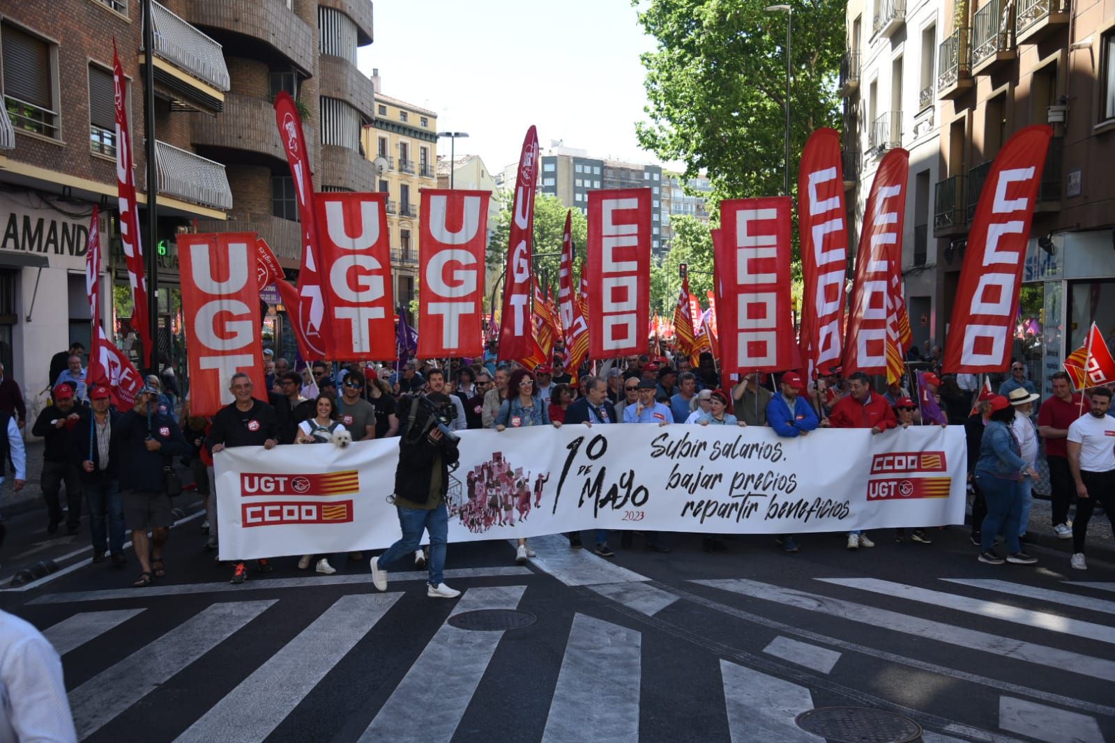 Zaragoza clama por las subidas salariales el 1 de mayo