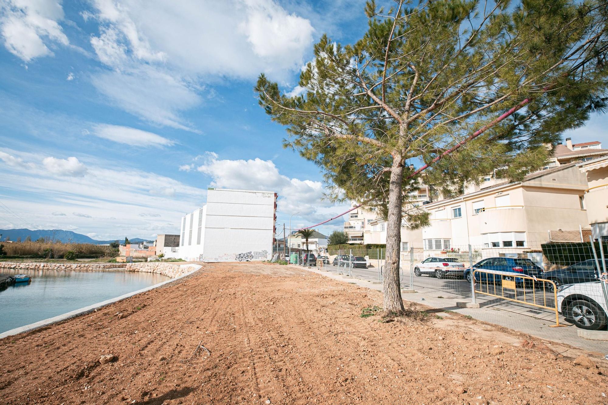 Gandia habilita un nuevo espacio verde en la calle Eivissa