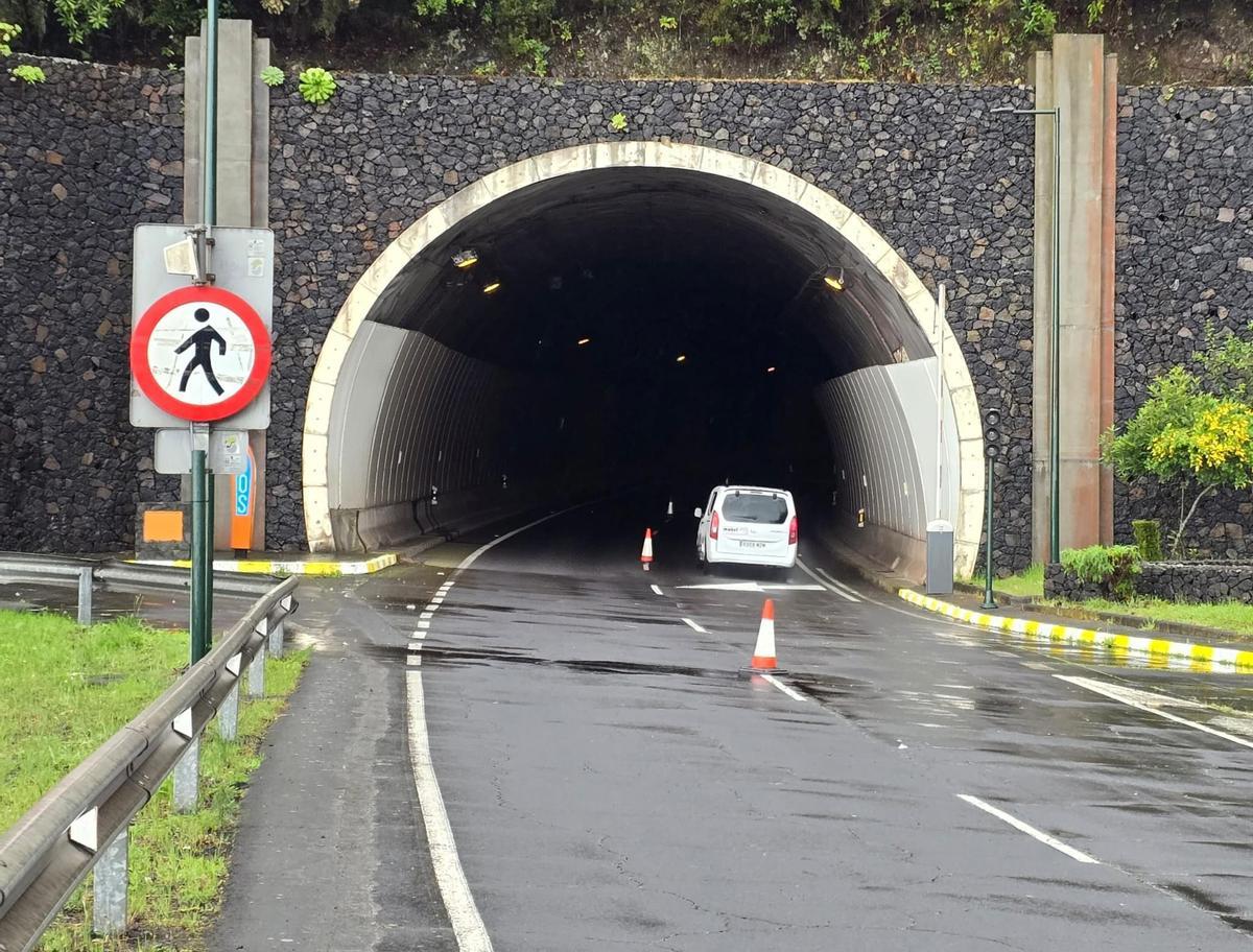 Túnel de la Cumbre, en La Palma