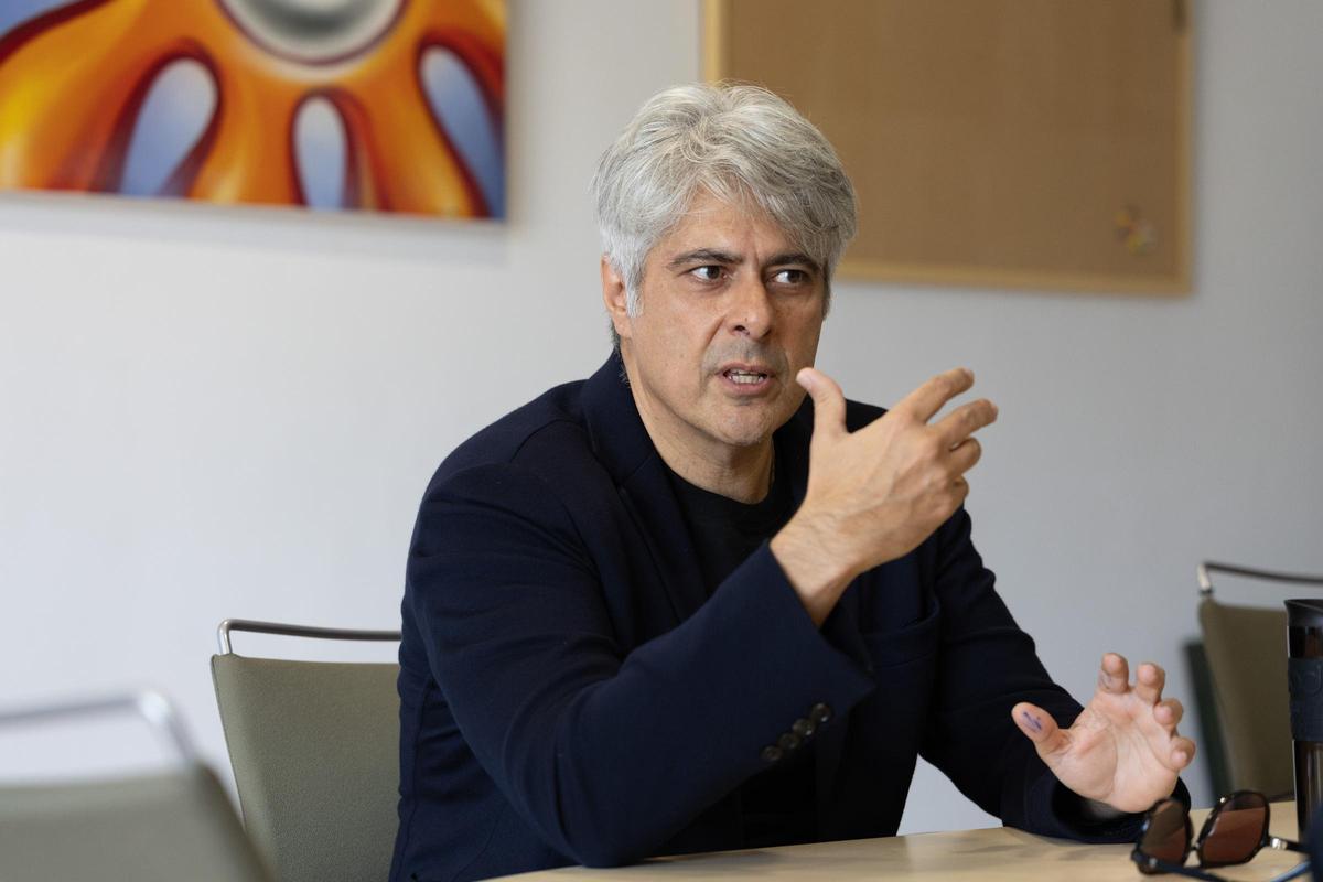 El nuevo propietario de Pacha, Kabir Mulchandani, en la sede de Diario de Ibiza.