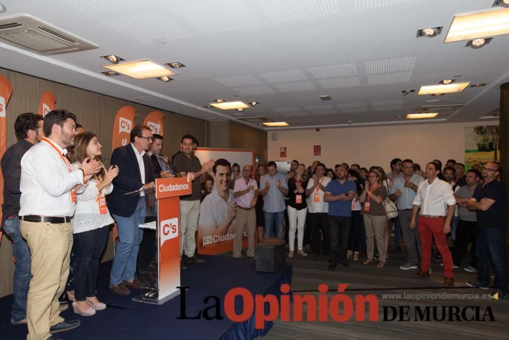 Noche electoral en Ciudadanos